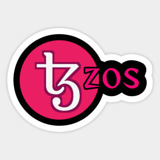 Tezos t-shirt Sticker